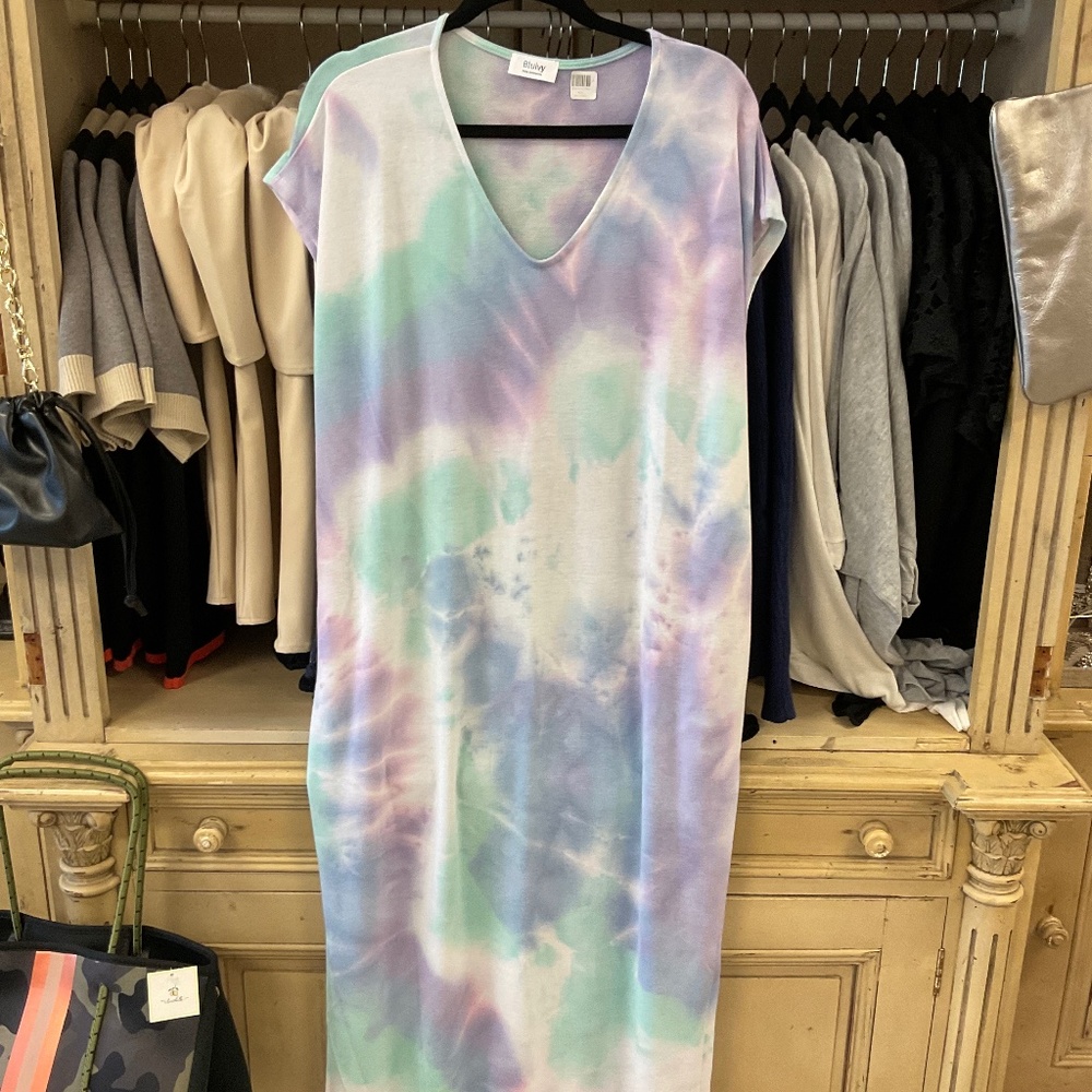 💜Tie Dye Sweatshirt Dress🩵